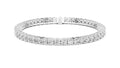 The Crown Round Tennis Bracelet White Gold