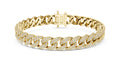 The Imperial Pave Cuban Chain Yellow Gold