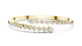 Crescent Wrap Bangle Yellow Gold