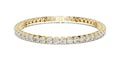 Round Brilliant Lab-Grown Tennis Bracelet Yellow Gold