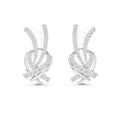 The Vortex Lab Grown Diamond Earrings White Gold