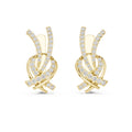 The Vortex Lan Grown Diamond Earrings Yellow Gold