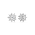 The Blossom Lab Grown Diamond Studs White Gold