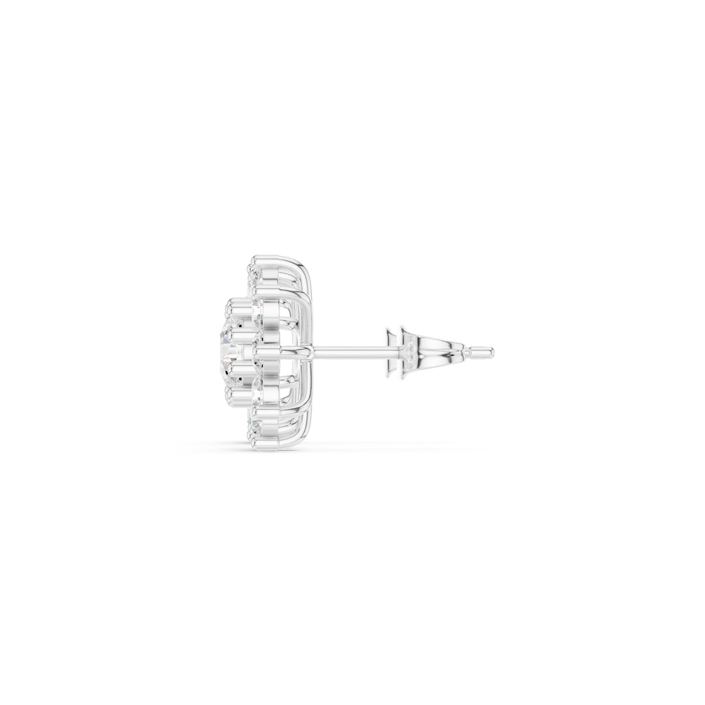 The Blossom Lan Grown Diamond Studs White Gold