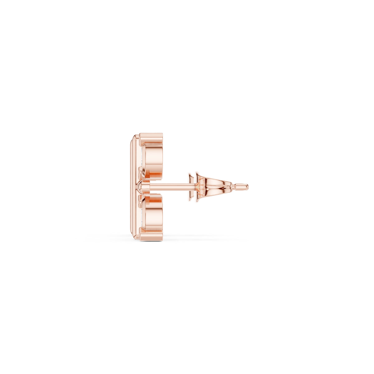 The Monarch Lab Grown Diamond Studs Rose Gold