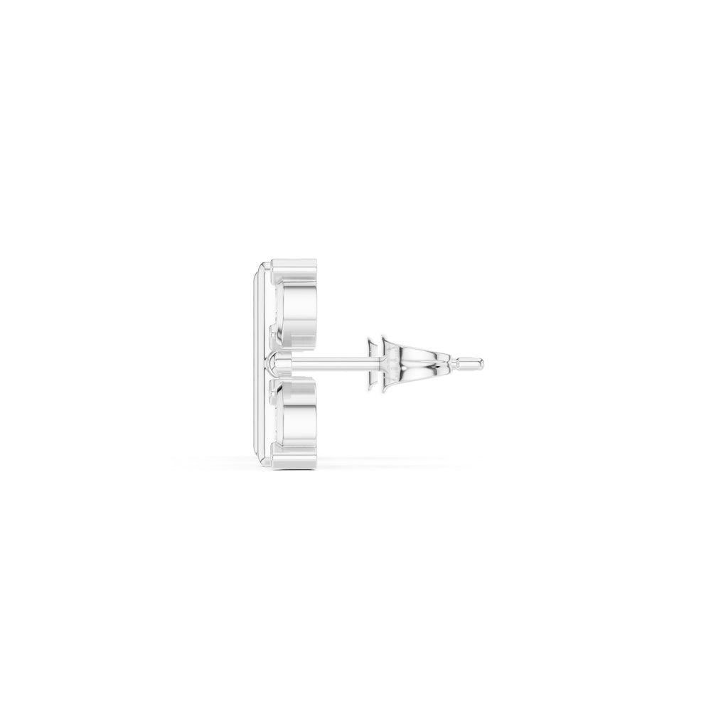 The Monarch Lan Grown Diamond Studs White Gold