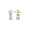 The Cascade Lan Grown Diamond Earrings Yellow Gold
