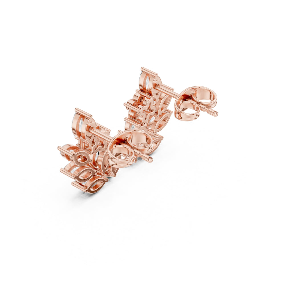 The Willow Vine Lan Grown Diamond Climbers Rose Gold