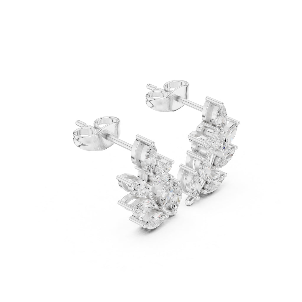 The Willow Vine Lan Grown Diamond Climbers White Gold
