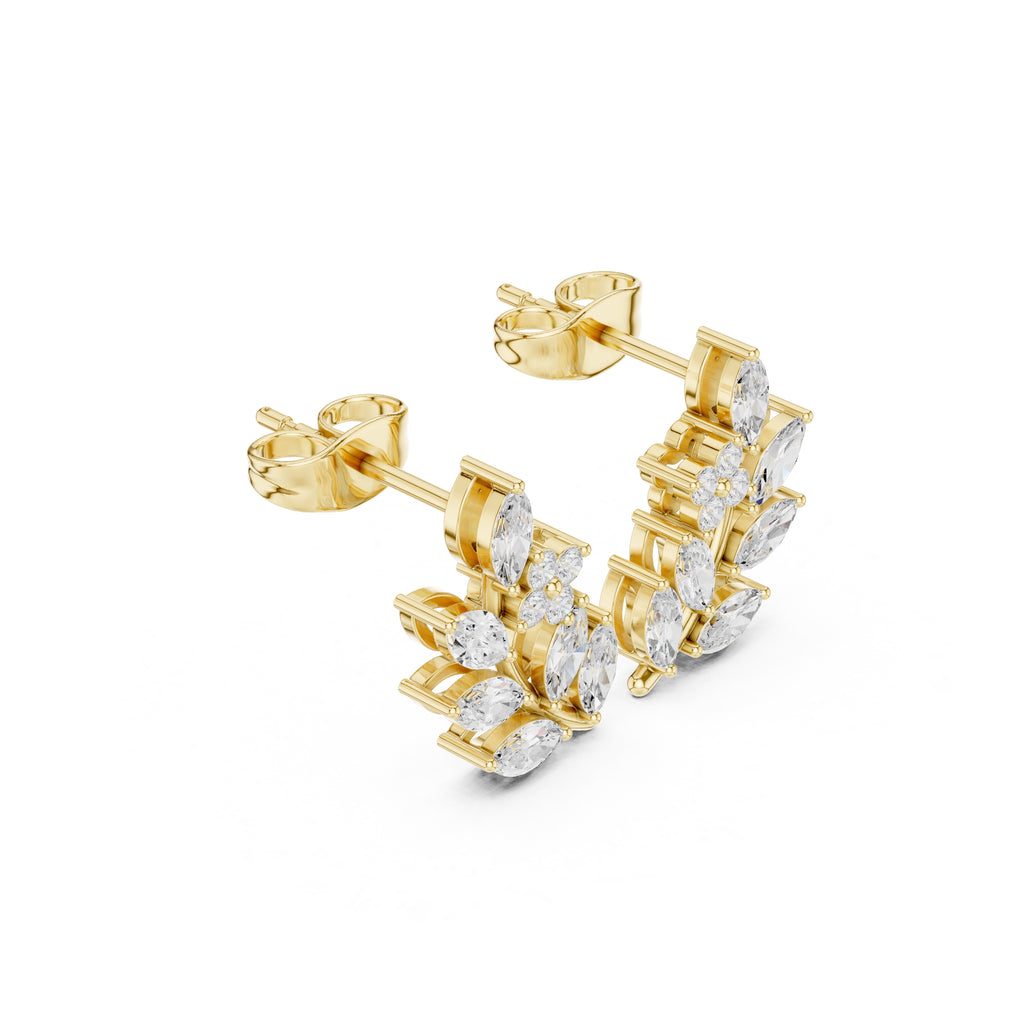 The Willow Vine Lan Grown Diamond Climbers Yellow Gold