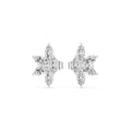 The Lotus Marquise Lab Grown Diamond Studs White Gold