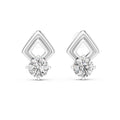 The Apex Drop Lab Grown Diamond Earrings White Gold
