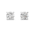 The Four-Prong Solitaire Lab Grown Diamond Earrings White Gold