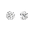 The Vortex Lab Grown Diamond Studs White Gold