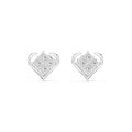 The Quadra Illusion Lab Grown Diamond Studs White Gold
