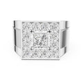 1.00 ct Dynasty Halo Ring 1ct White Gold