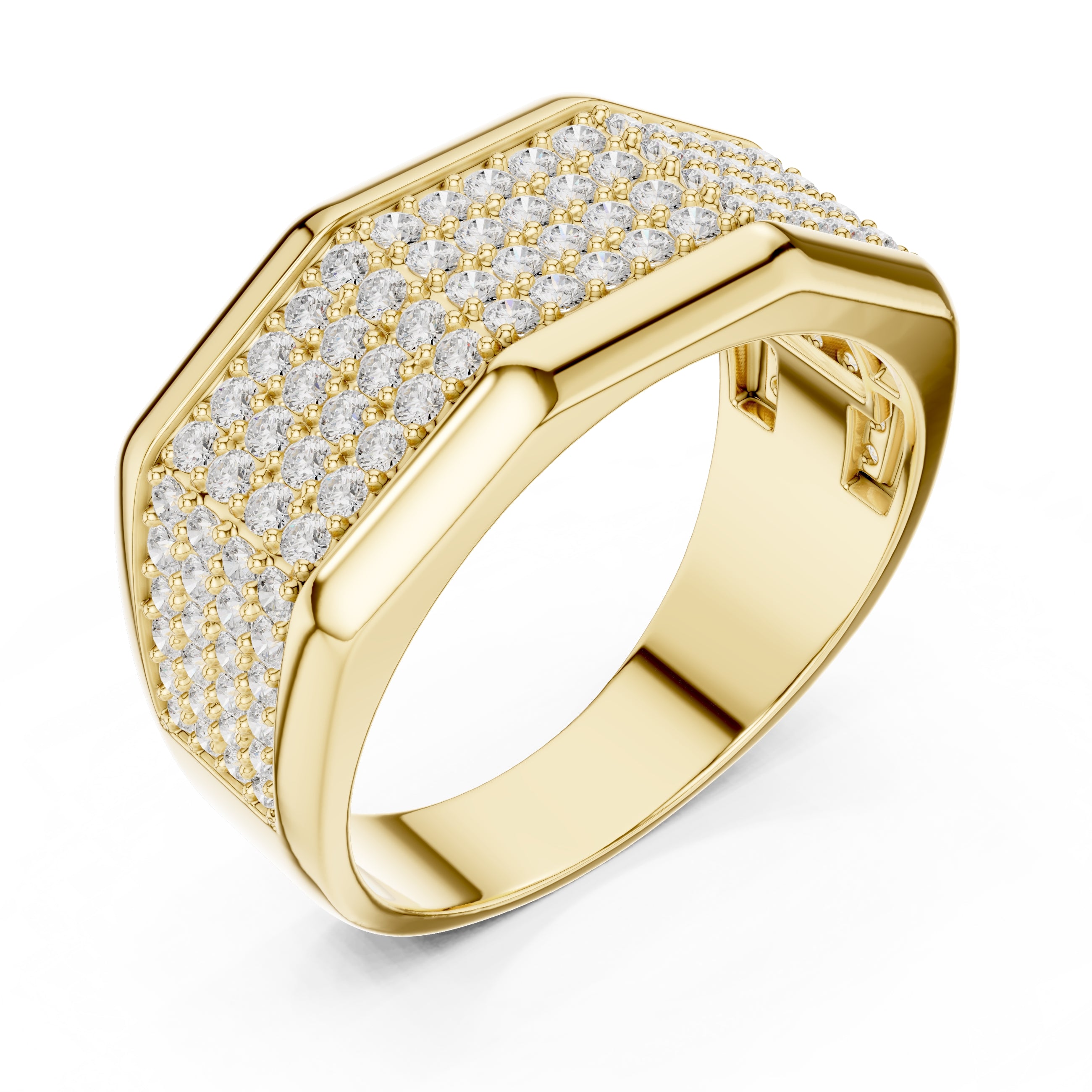 The Tycoon Statement Ring Yellow Gold