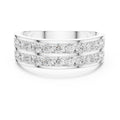 The Dual Orbit Ring White Gold