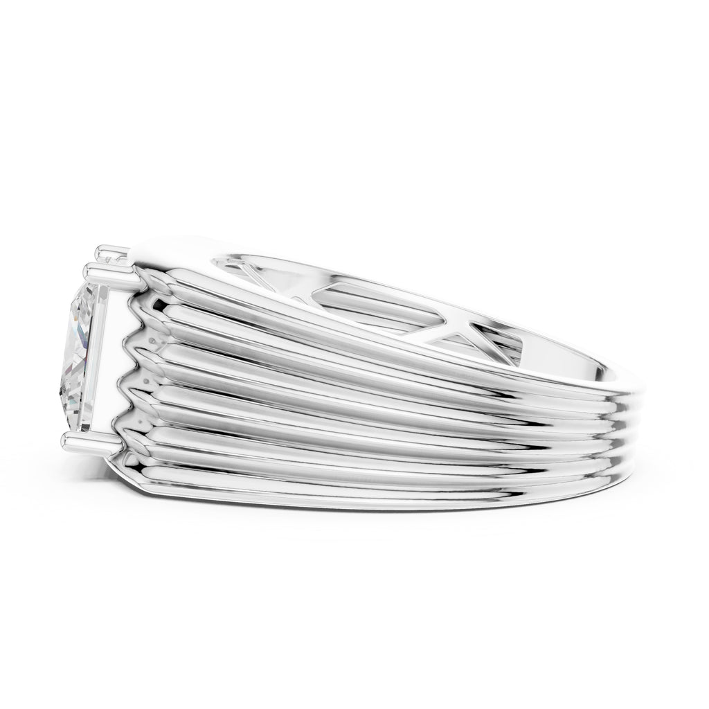 2.25 ct Stratum Princess-Cut Ring 2.25ct White Gold