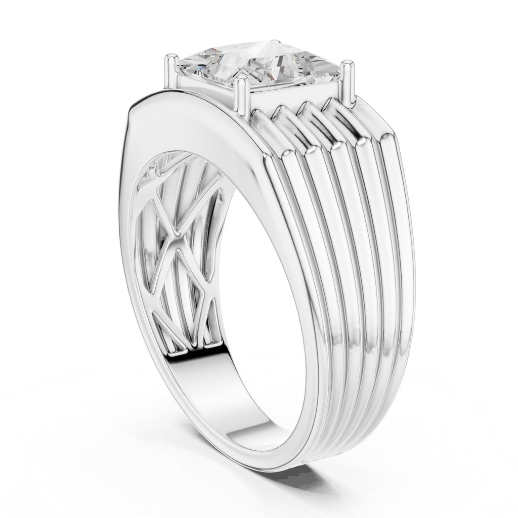 2.25 ct Stratum Princess-Cut Ring 2.25ct White Gold