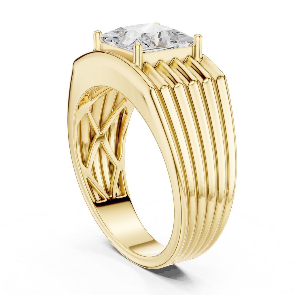 2.25 ct Stratum Princess-Cut Ring 2.25ct Yellow Gold