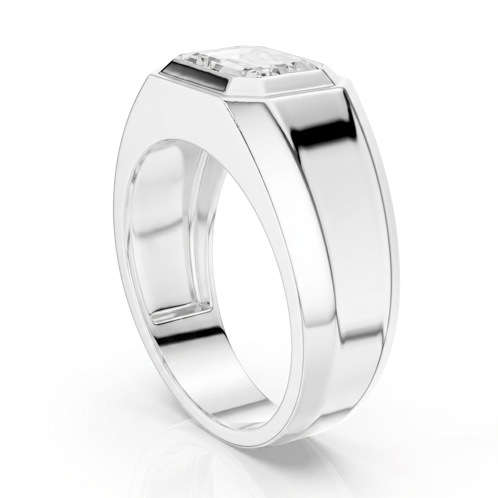 2.00 ct Monolith Horizontal Band 2ct White Gold