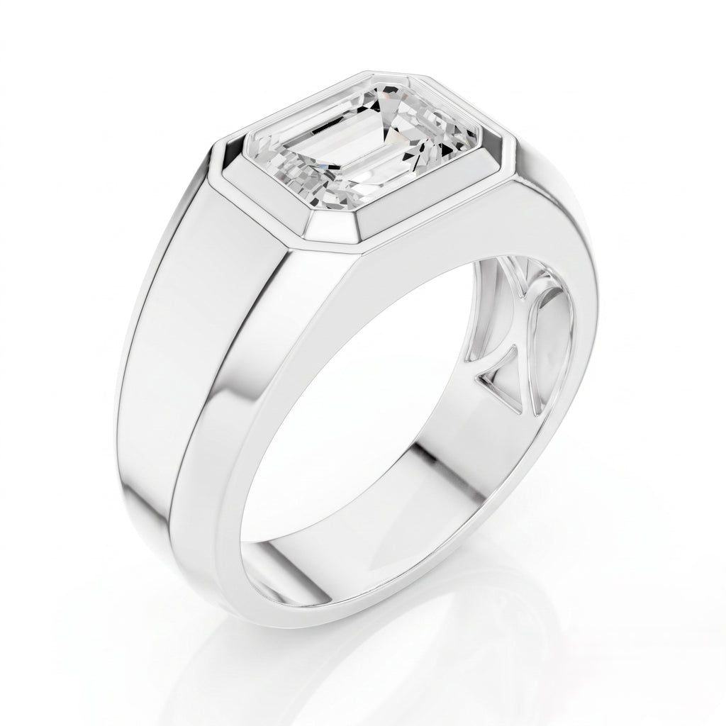 2.00 ct Monolith Horizontal Band 2ct White Gold