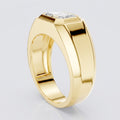 2.00 ct Monolith Horizontal Band 2ct Yellow Gold