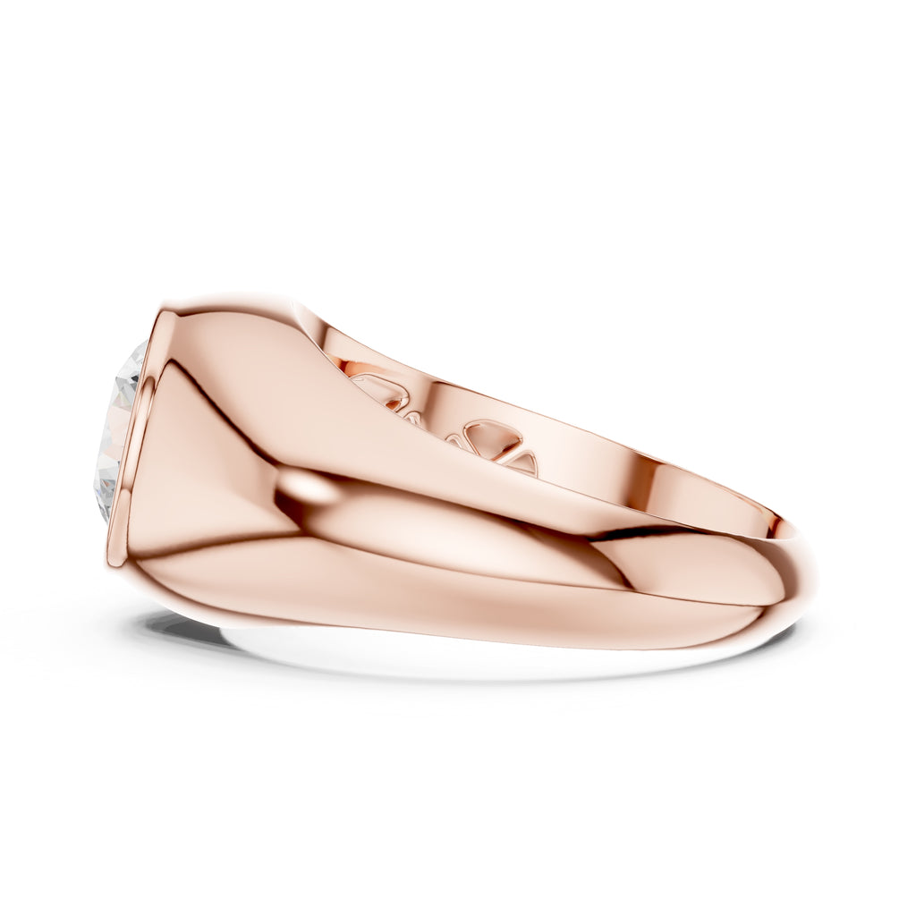 2.00 ct Heritage Round Solitaire 2ct Rose Gold