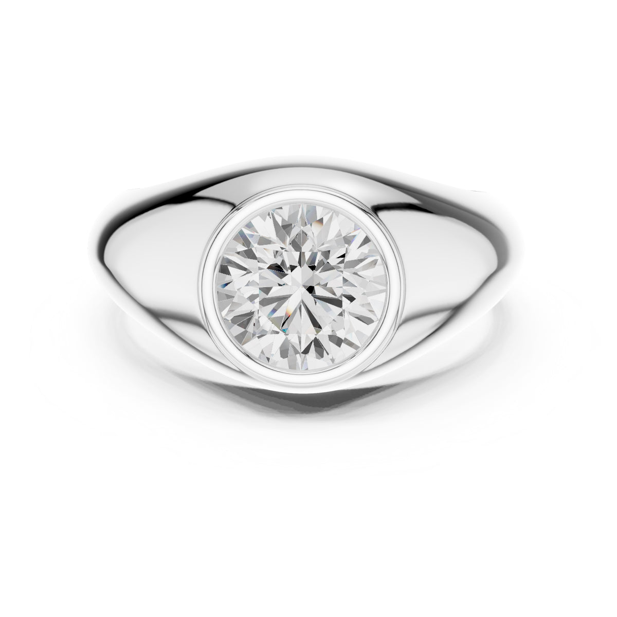 2.00 ct Heritage Round Solitaire 2ct White Gold