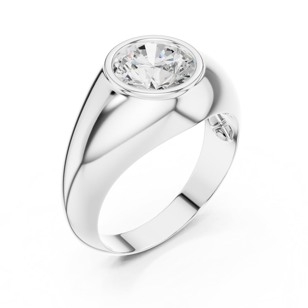 2.00 ct Heritage Round Solitaire 2ct White Gold
