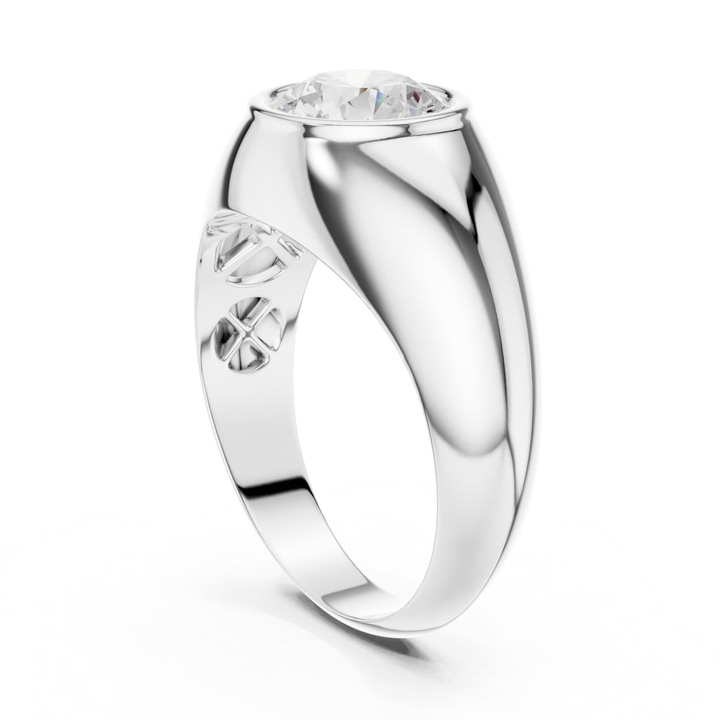 2.00 ct Heritage Round Solitaire 2ct White Gold