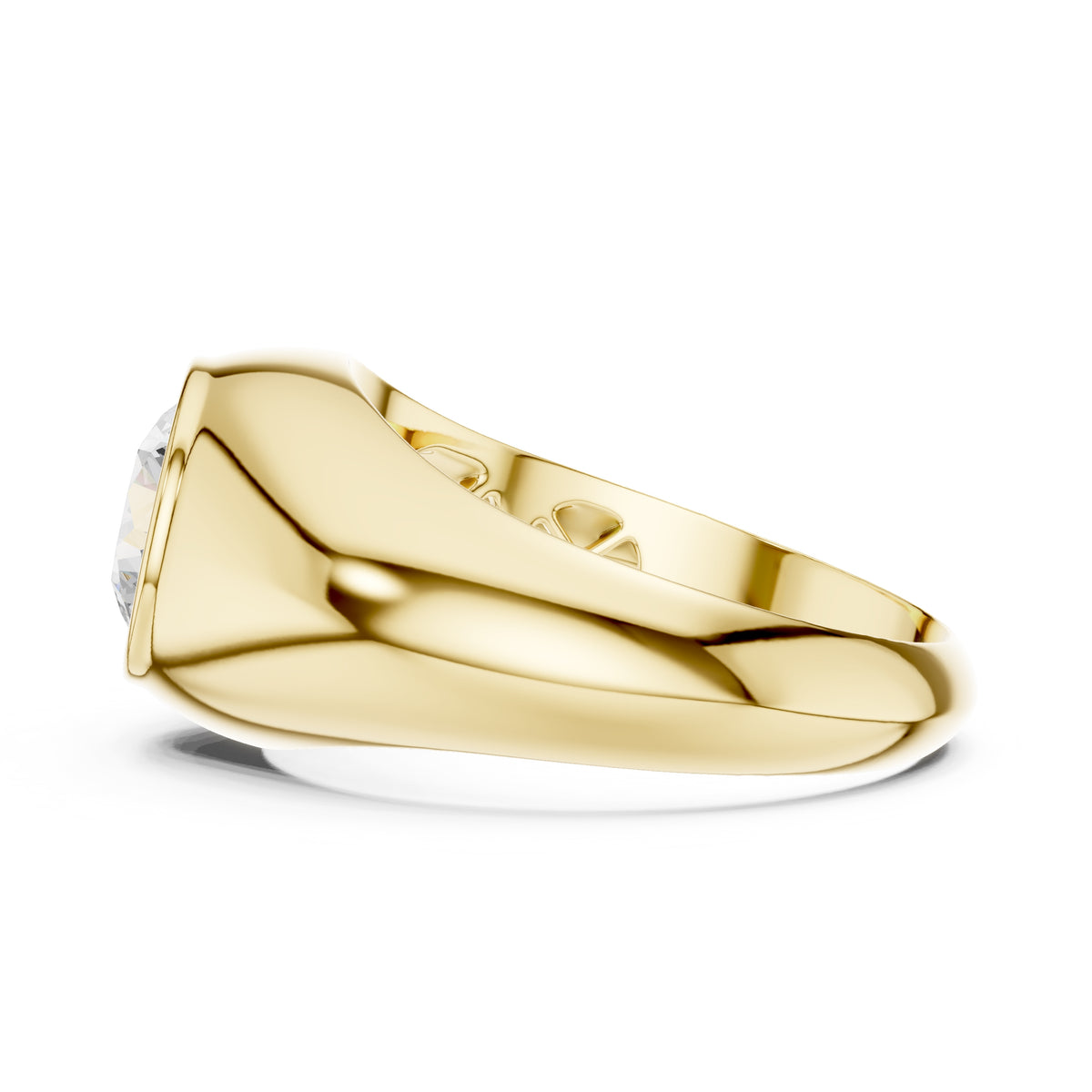 2.00 ct Heritage Round Solitaire 2ct Yellow Gold