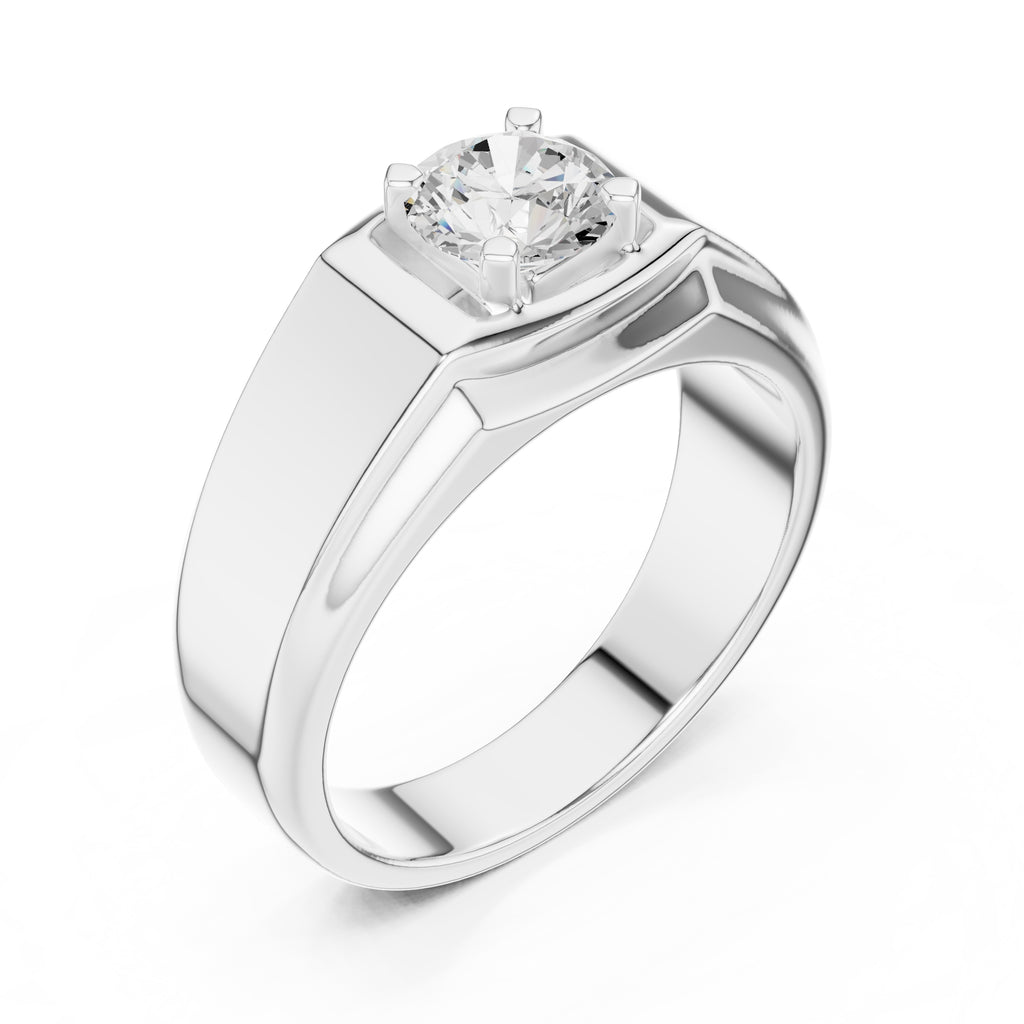 1.00 ct Sovereign Lab-Grown Diamond Ring 1ct White Gold