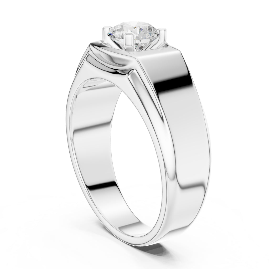 1.00 ct Sovereign Lab-Grown Diamond Ring 1ct White Gold