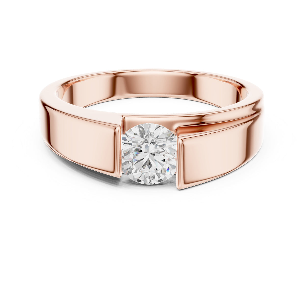 0.85 ct Nexus Tension Band 0.85ct Rose Gold