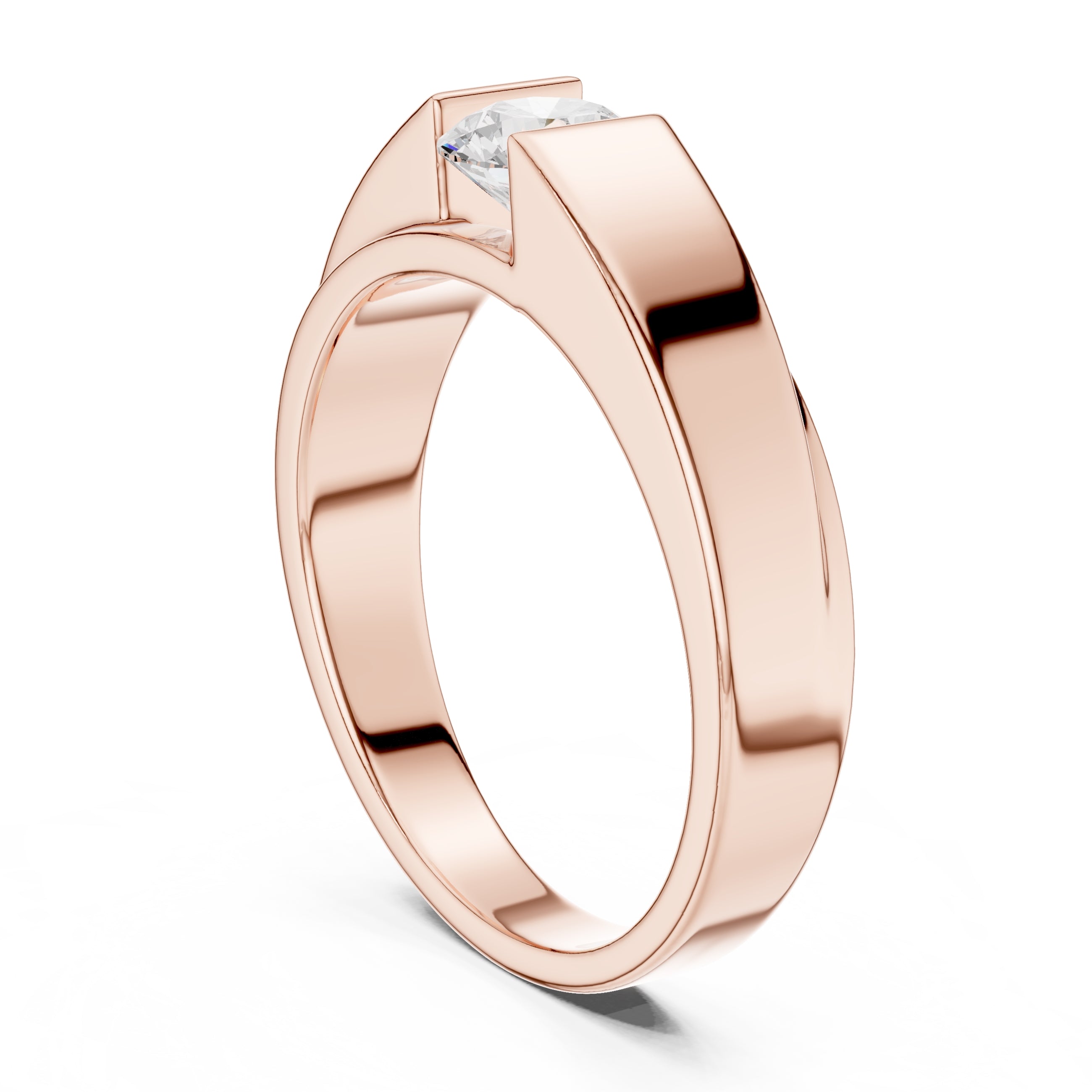 0.85 ct Nexus Tension Band 0.85ct Rose Gold