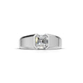 1 Carat Assacher Cut Diamond Men’s Ring White Gold
