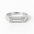 The Meridian Baguette Lab Grown Diamond Ring White Gold