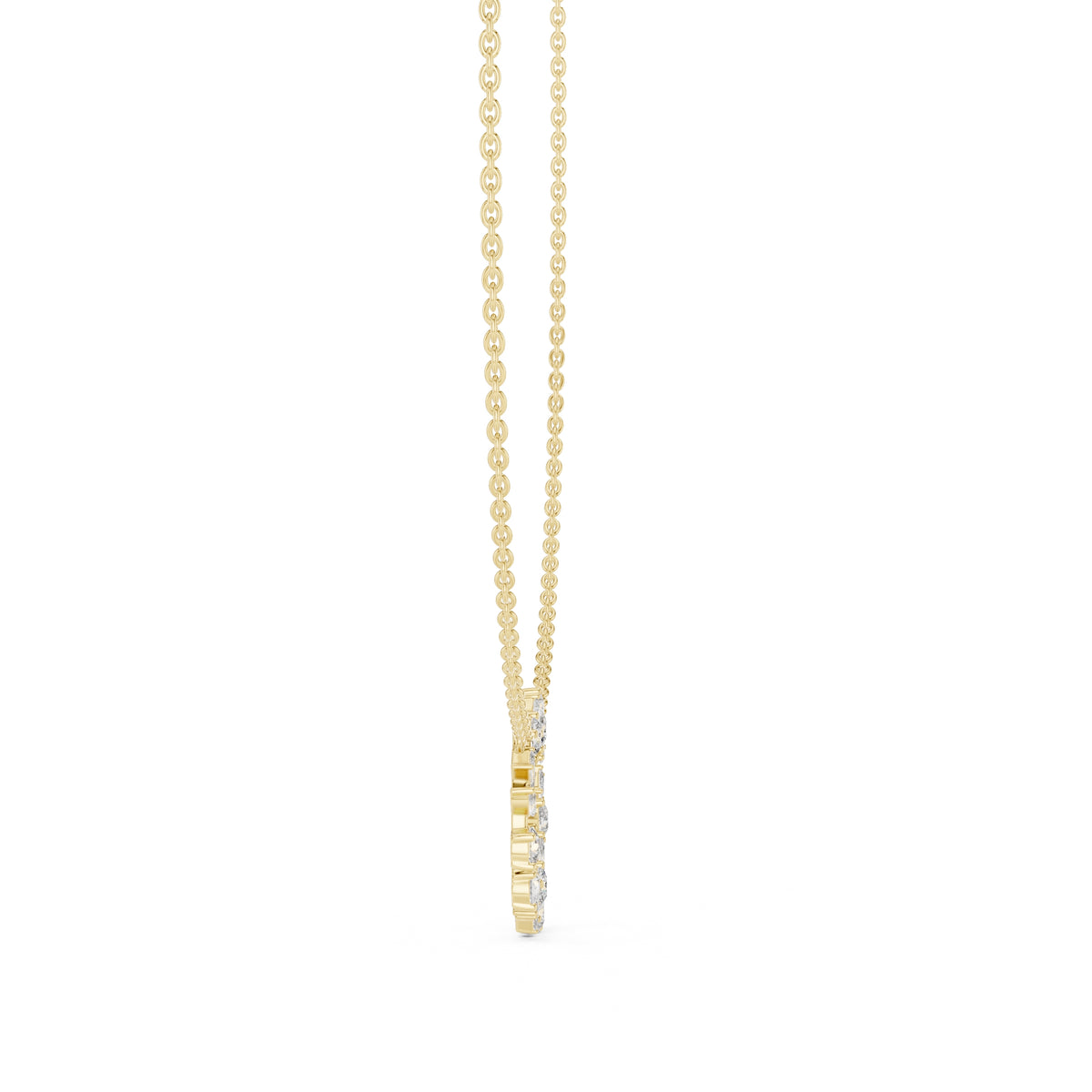 The Symphony Wreath Pendant Yellow Gold