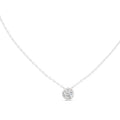 1.00ct Round Labgrown Diamond Solitaire Pendant Necklace 1ct White Gold