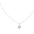 1.00ct Round Solitaire Labgrown Diamond Chain Necklace 1ct White Gold