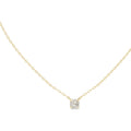 Classic 0.50ct Single Stone Labgrown Diamond Necklace 0.5ct Yellow Gold