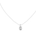 1.00ct Oval Labgrown Diamond Solitaire Pendant Necklace 1ct White Gold