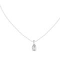Modern 1ct Teardrop Labgrown Diamond Necklace 1ct White Gold