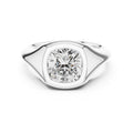 2.00 ct Fortress Setting 2ct White Gold Cushion