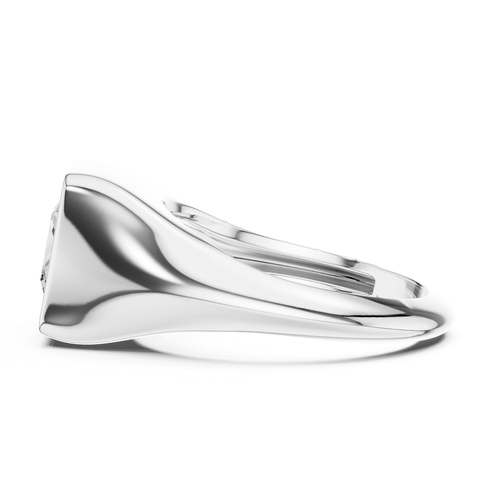 2.00 ct Fortress Setting 2ct White Gold Princess