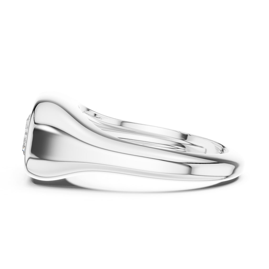 2.00 ct Fortress Setting 2ct White Gold Radiant