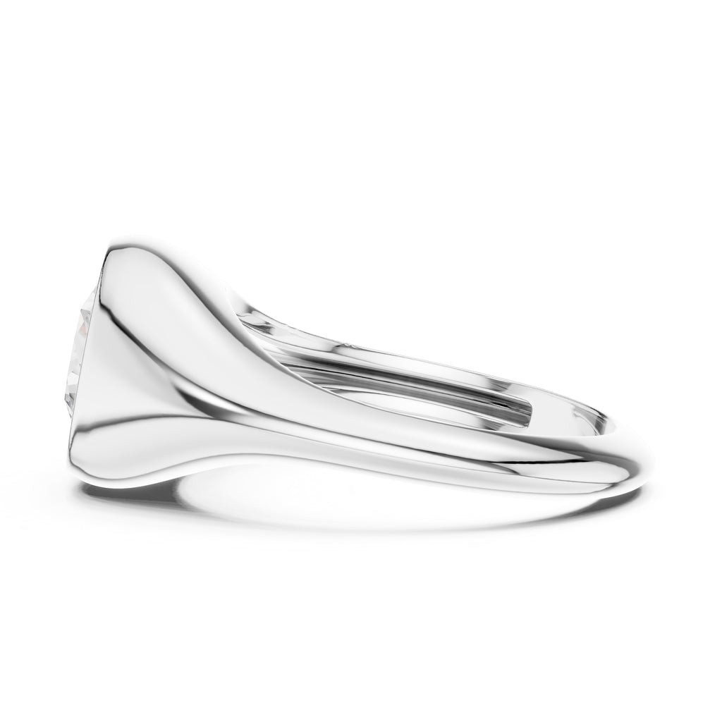 2.00 ct Fortress Setting 2ct White Gold Round