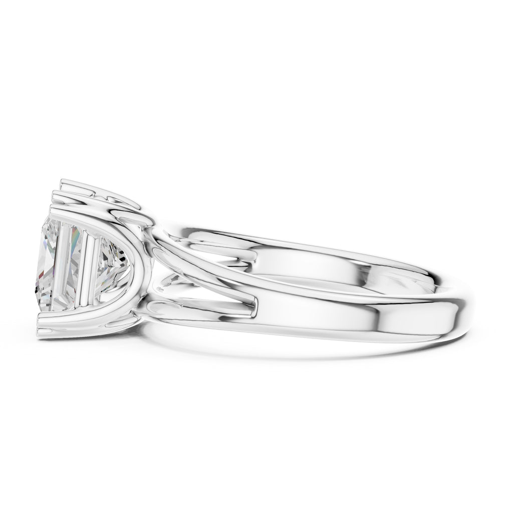 2.00 ct Open Frame Ring 2ct White Gold Princess